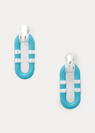 Pendientes Ralph Lauren Mujer Azules - Link Drop - QGWBL8620